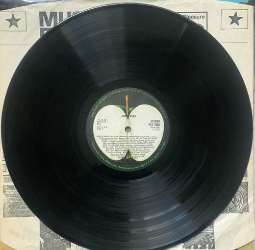 The Beatles Abbey Road LP 1969 UK 1st Press PCS 7088 -2/-2 Misaligned Apple VG++ - Picture 7 of 10