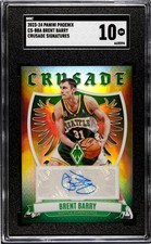 2023 Panini Phoenix Crusade Brent Barry #CSBBA Auto SGC 10