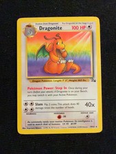Pokemon Dragonite 19/62 Fossil Unlimited Non-Holo English on eBay