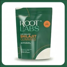 Root Labs Pure Himalayan Shilajit Gummies 4000mg KSM-66 Ashwagandha Black Pepper