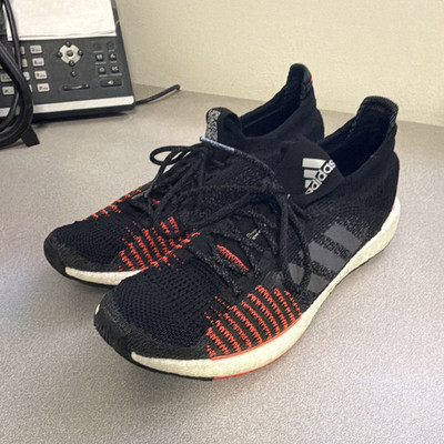 adidas PulseBoost HD ''Black Solar'' Core Black/Grey/Solar Red Lace-Up FU7333