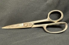 Vintage Wiss Inlaid 1-DS Scissors 8.25" Long x 3" Blades USA