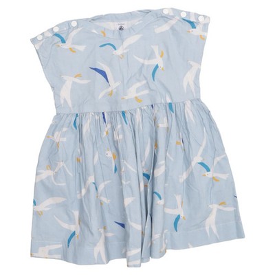Petit Bateau, Kleid, Größe: 74, Blau/Weiß/Gelb, Baumwolle, Sonstiges #kaZ