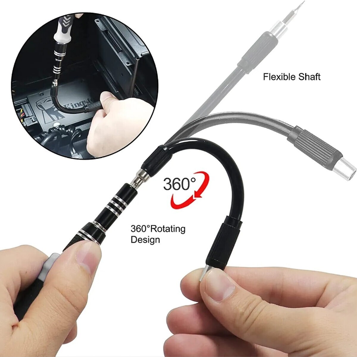 115-IN-1 Magnetic Precision Repair Screwdriver Set PC Phone Electronics Tool Kit