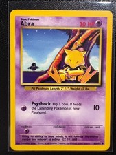 Abra 65/130 Common Base Set 2 Pokemon Lightly Played