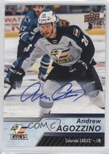 2018-19 Upper Deck AHL Auto Andrew Agozzino #32 Auto 8e5