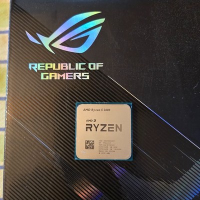 AMD Ryzen 5 3600 3.6GHz 6-Cores Socket AM4 CPU Processor (100-100000031AWOF)