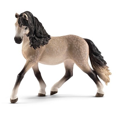 Schleich Horse Club - Andalusian Mare Toy Figurine - 4.2 inch, Multi