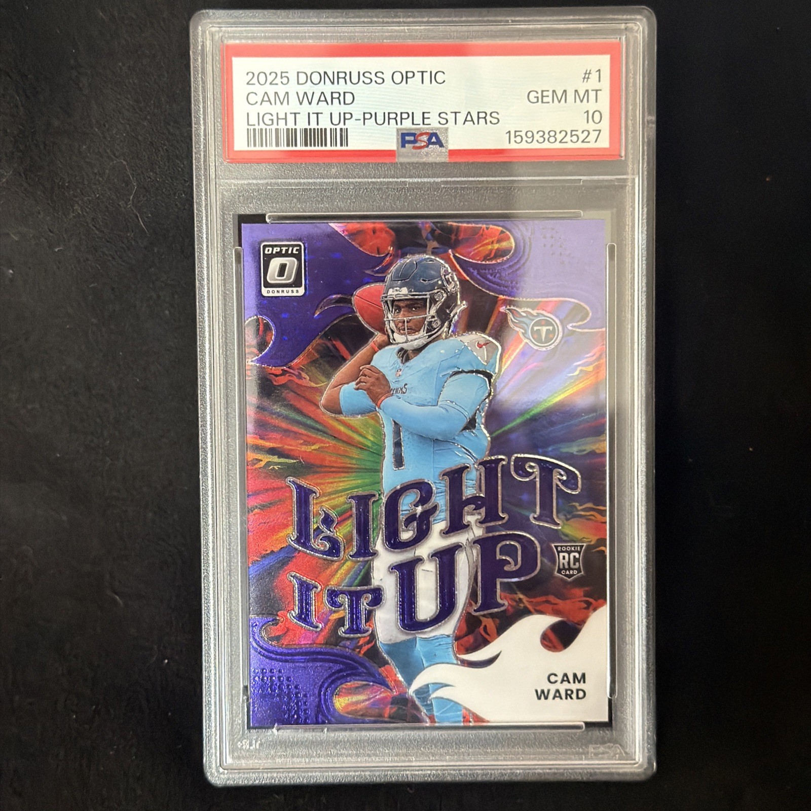 Cam Ward Panini Donruss Optic Light It Up #1 Purple Star