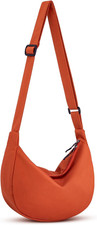 Crossbody Crescent Bag for Women Men Trendy, Crescent Sling Bag with Adjustable