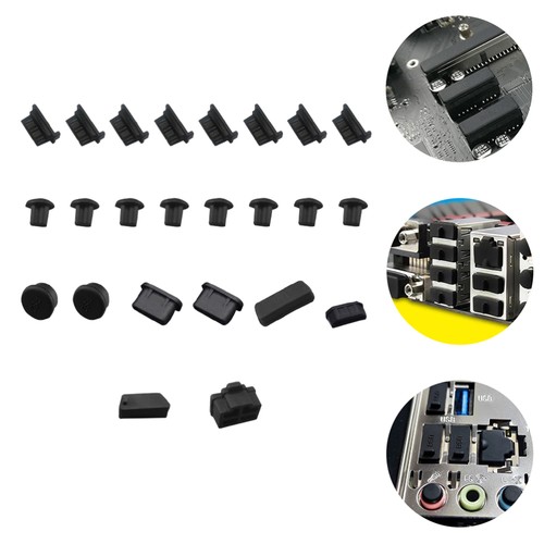 24 Pcs Dust Cover Protective Caps Silicone Plug Hole Computer Usb - 第 1/12 張圖片