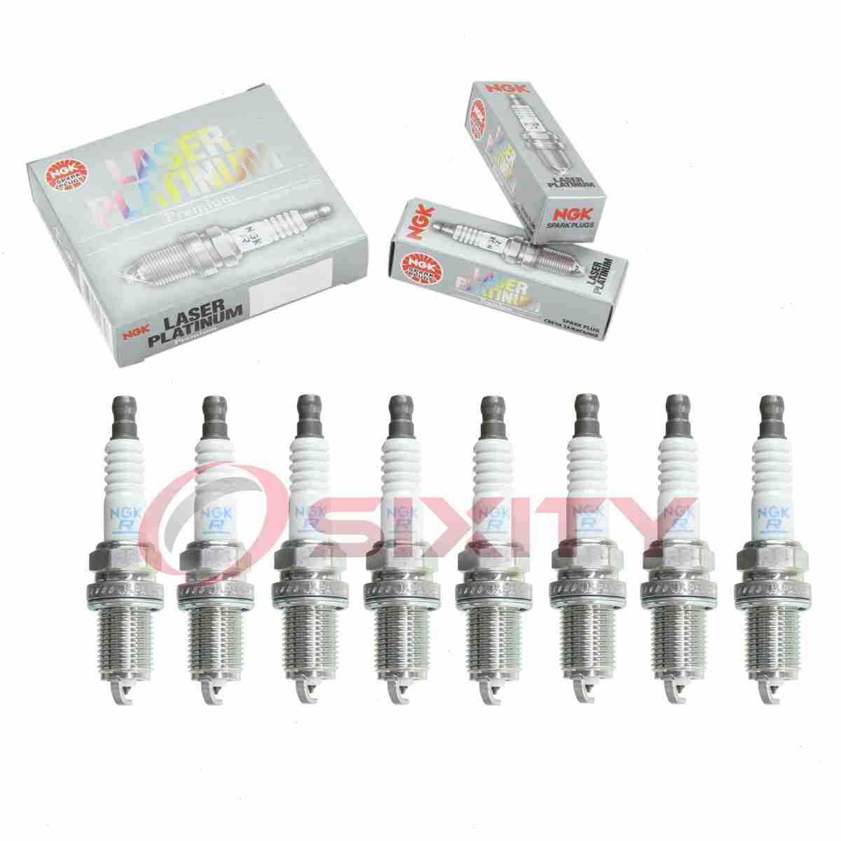 8 pc NGK Laser Platinum Spark Plugs for 1998 Mercedes-Benz SL500 5.0L V8 me