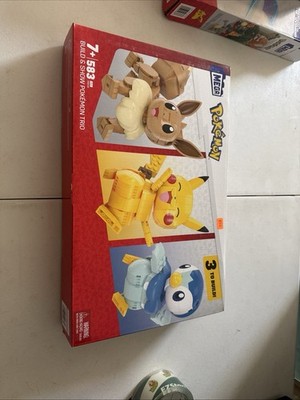 Pokemon Mega Construx Build Show Trio, 583 pc.
