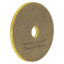 Scotch-Brite 09549 Scrubbing Pad, Yellow, Size 13", Pk5