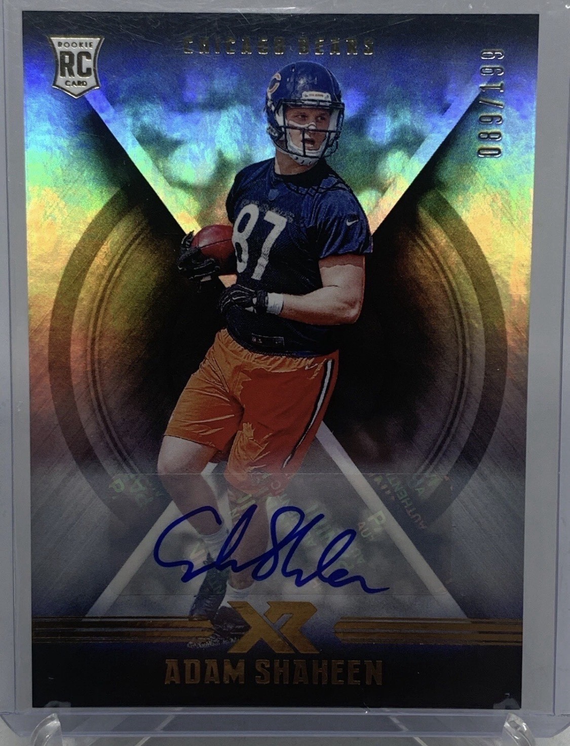 Adam Shaheen Panini XR #144 Autograph