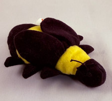 TY - Teenie Beanie Babies - Bumble the Bee - No Tag - 1999 - McDonald's - ABA2