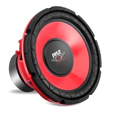 10 Inch 600 Watt Red Car Subwoofer with 70 OZ Magnet High Power Bass Speaker