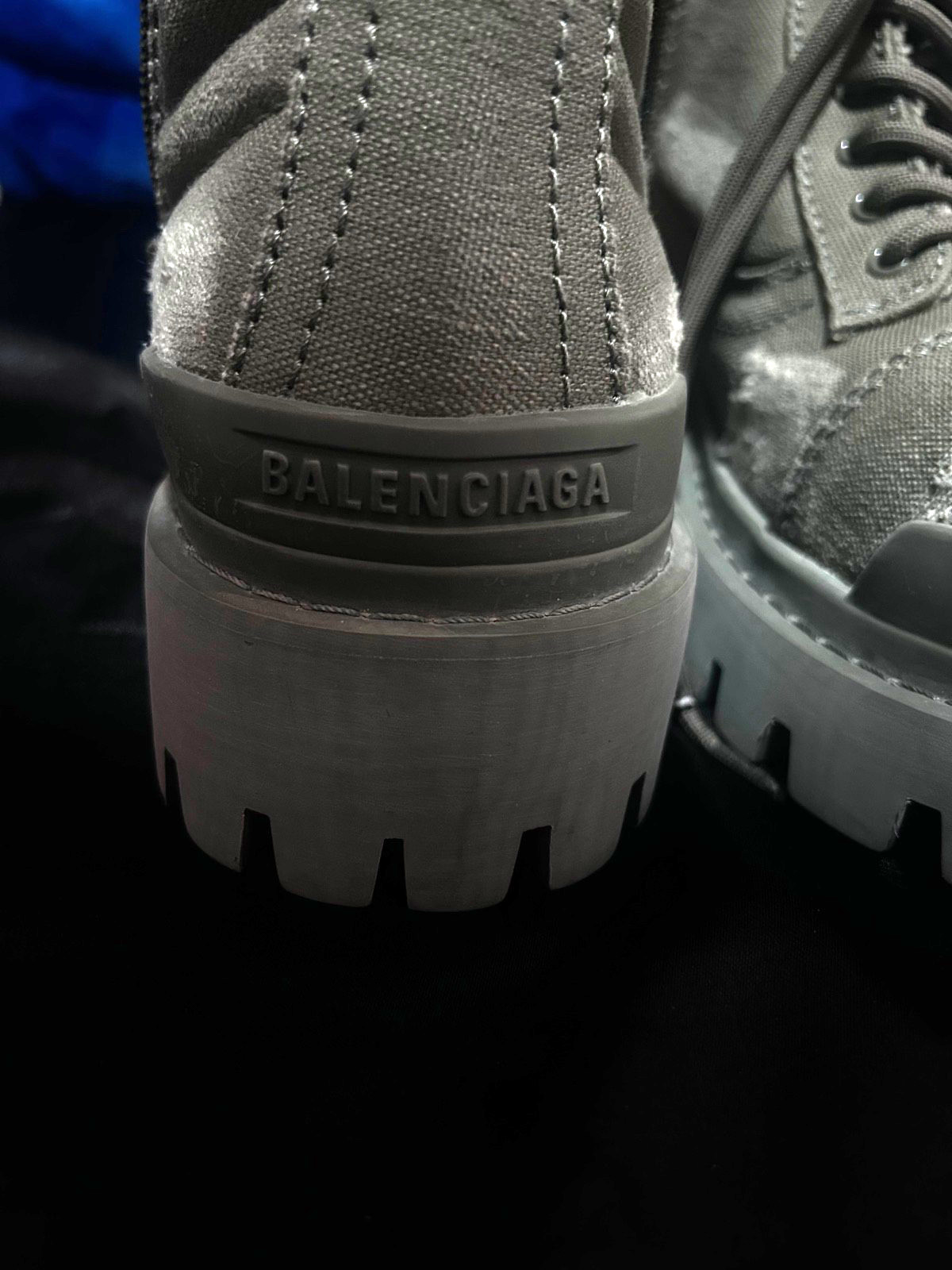 green/khaki balenciaga strikeboots size 7 thumbnail 5