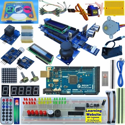 Mega 2560 Starter Kit, Compatible with Arduino, Electronics Learning Kit, the...