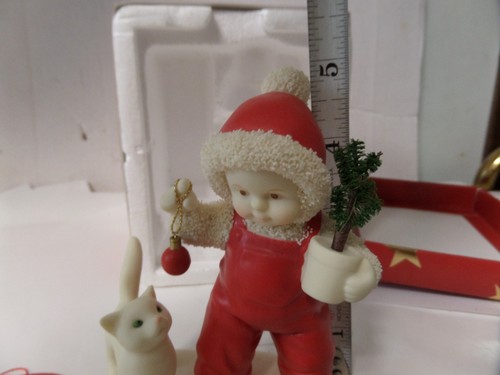 Department 56 Snowbabies “Here, Kitty Kitty” 2003 Babies on the Farm Figurine - Picture 5 of 12