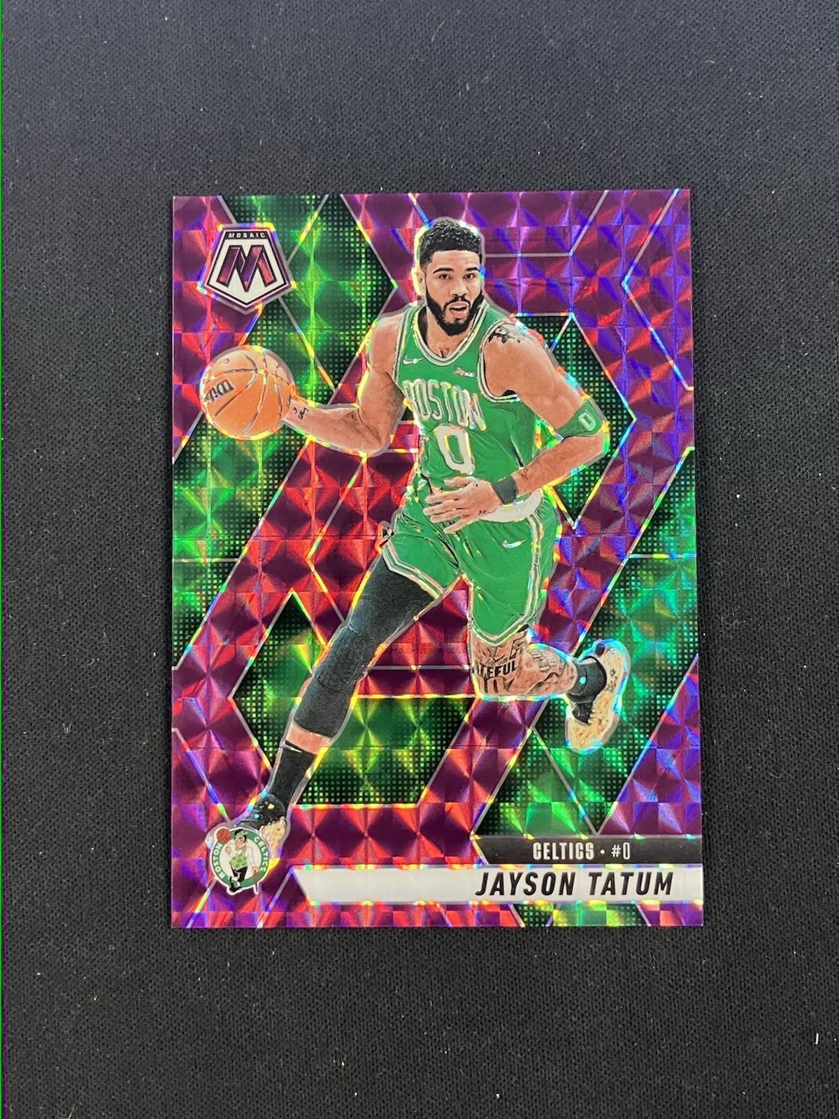 2024 Panini Mosaic Purple #188 Jayson Tatum /99