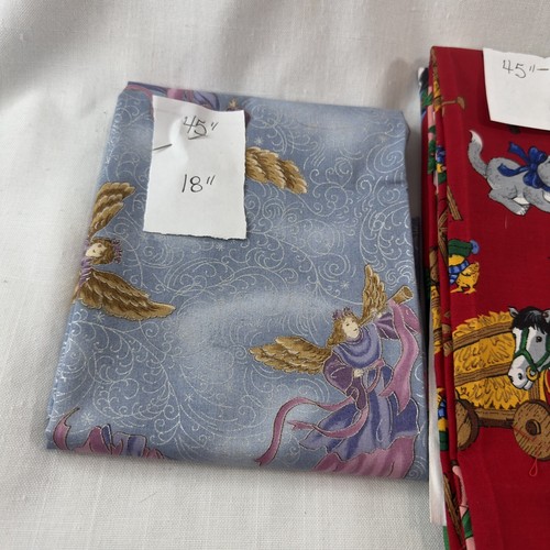 Christmas Fabric Assorted Pieces Cotton Ready To Get Started on Projects - Picture 4 of 7