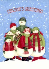 Seasons Greetings - Christmas Tree Free Greeting Card - 11041