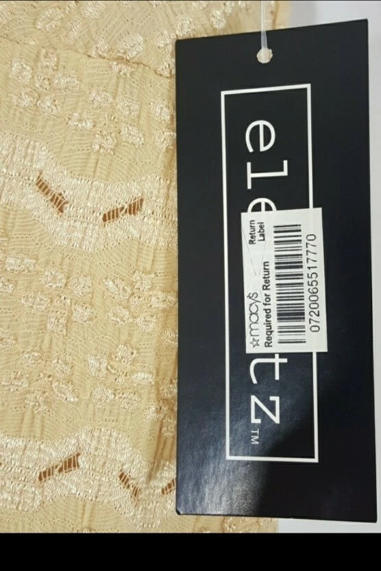 Elementz Top Size XL Yellow Gold V-Neck Crossover Stretch Short Sleeves New - Image 4 of 4