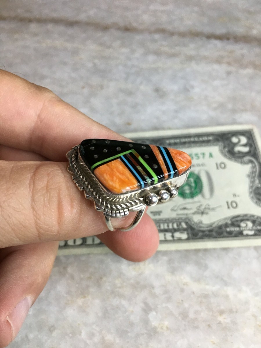 RAY JACK Native American/Navajo/Western Sterling Silver Ring