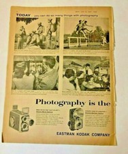 Vintage Ad Print Kodak Pony 11 Camera ,1960, 13.5 x 10.5.