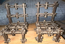 Dos mini sillas antiguas de arte vagabundo "TRONO DE ESPINAS"