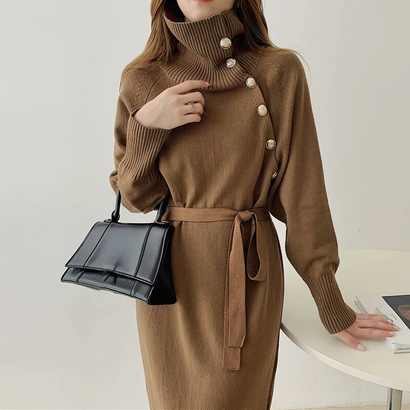 soft sweater dresses for fall Grace and Lace Faux Wrap Cabernet Sweater Dress - Cabernet / XL | Sweater Dress