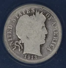 1913-P 1913 Barber Dime 10c ANACS - Good 4
