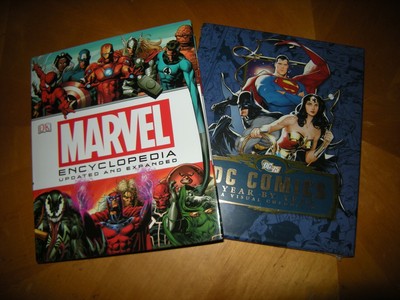 Dc Comics Year By Year And Marvel Encyclopedia New Hardcovers Ebay - 