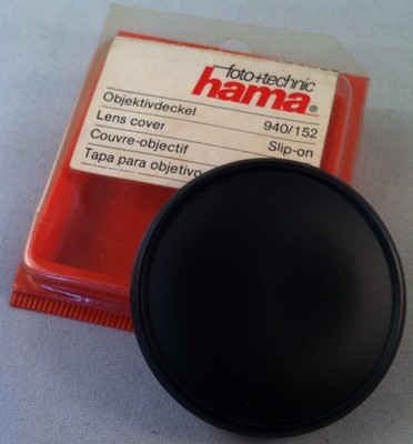 Lens Cover A52 New In Box. From Hama Slip -on, Made In W. Germany
