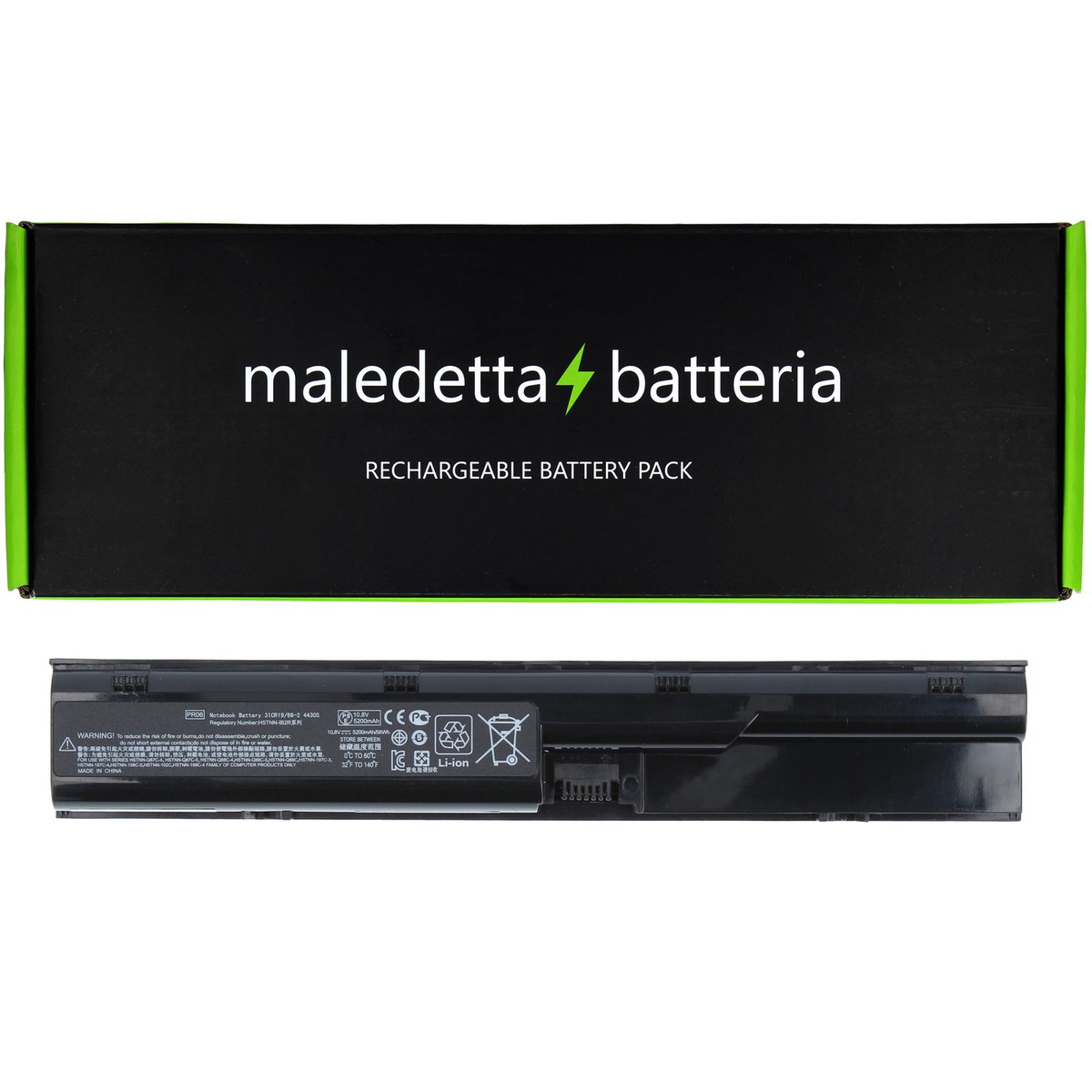 Batteria Sostitutiva HP-Compaq BL06XL 10.8-11.1V 3700mAh NERA - 6 Celle Li-Ion - Foto 5