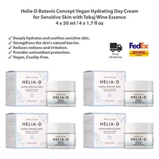 Helia-D Botanic Concept Vegan Hydrating Day Cream for Sensitive Skin 50ml x 4