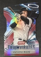 2023 Topps Stadium Club Baseball Anthony Rizzo Triumvirates #T-4 Red NY Yankees