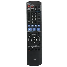 N2QAYB000197 Replace Remote Control for Panasonic DVD Player DMR-EZ485