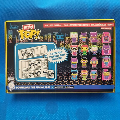 SDCC 2023 FUNKO BITTY POP! DC 4PC BLACK LIGHT LE 4000