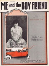 Me and the Boy Friend, Miss Elizabeth Brice, 1924, Frederick S. Manning Art 2nd Me and the Boy Friend, Miss Elizabeth Brice, 1924, Frederick S. Manning Art 2nd
