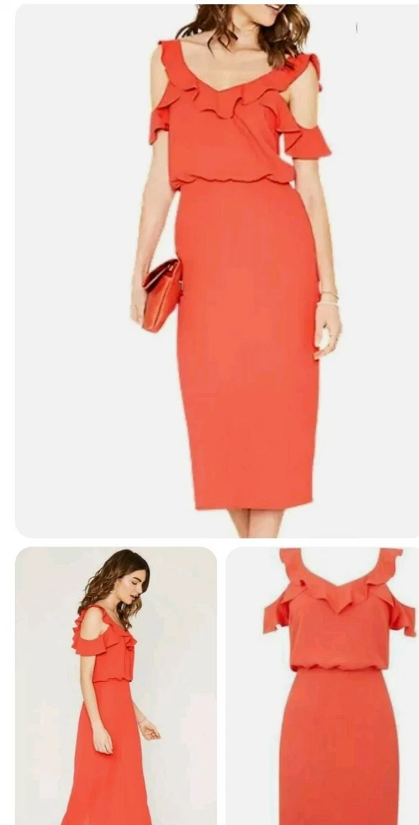 Oasis orange clearance dress