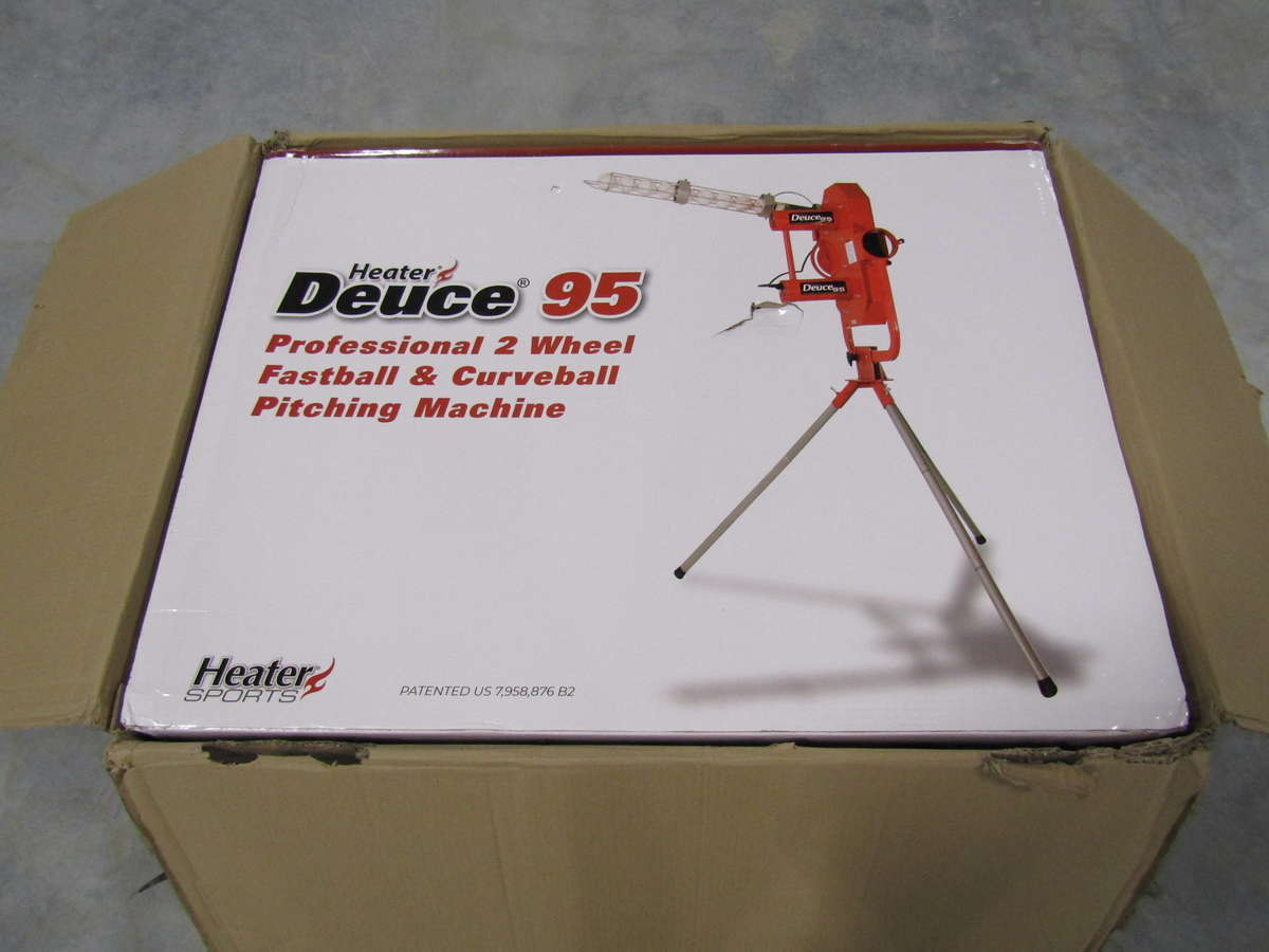 Heater Sports DC899 Deuce 10" 2Wheel Baseball Pitching Machine eBay