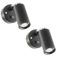 Recpro Rv 12v Reading Light Led Onoff Switch Adjustable Swivel Steel Base