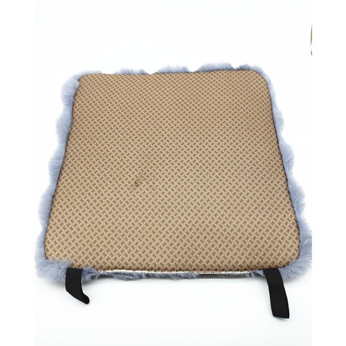 Gray Car Seat Cushion Cover Ultra-Soft Auto Chair Protector Pad Winter Plush Mat - Bild 16 von 16