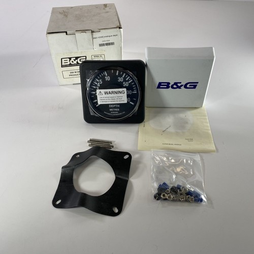 B&G B and G B G H2000 Analog Depth Guage 215-HL-025 **NEW Open Box**
