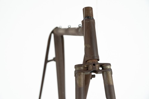 GRANDIS STEEL FRAMESET FRAME 80s VINTAGE LUGS COLUMBUS BICYCLE EROICA ROAD - Picture 13 of 20