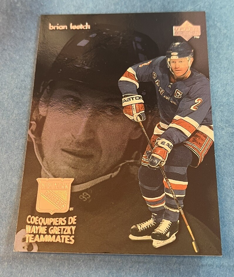 1998-99 Upper Deck Ice McDonald's Wayne Gretzky Teammates #T4 Brian Leetch NHL