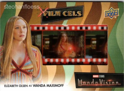 2022 Upper Deck WandaVision Film Cels 1970 5 Elizabeth Olsen as Wanda Maximoff