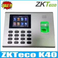 ZKteco K40 ID/IC Biometric Fingerprint Time Attendance System Built in Battery